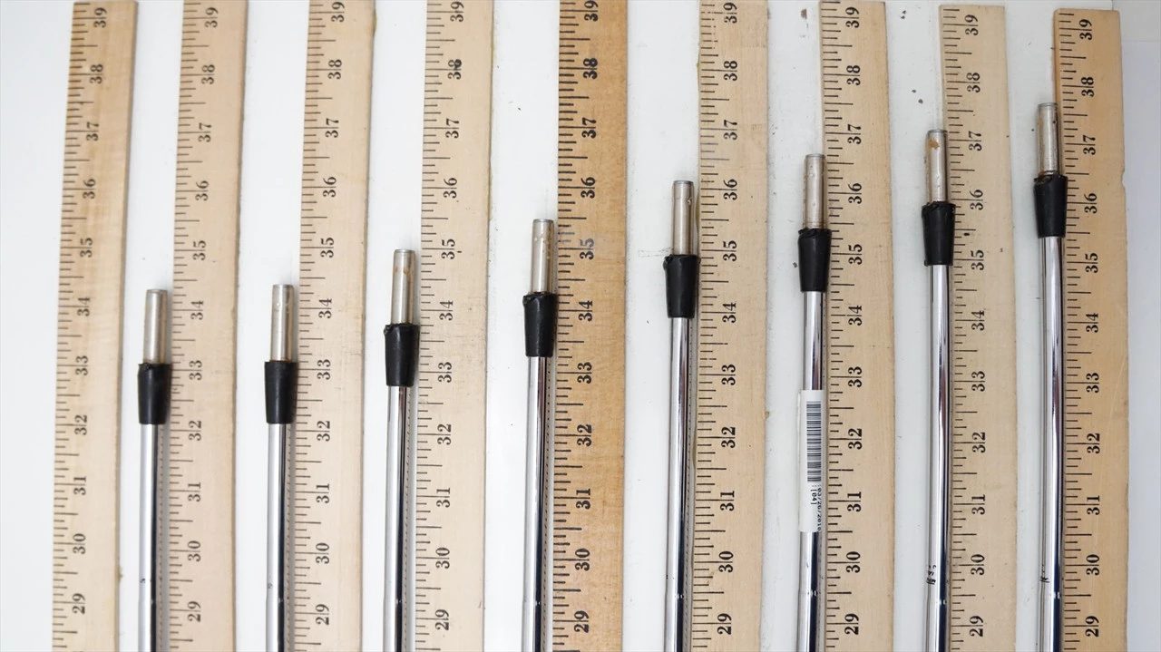 Mizuno T-Zoid True Stiff 34.25"-37.75" 8pc Iron Shaft Set Pulls .355 00681078 - Image 3