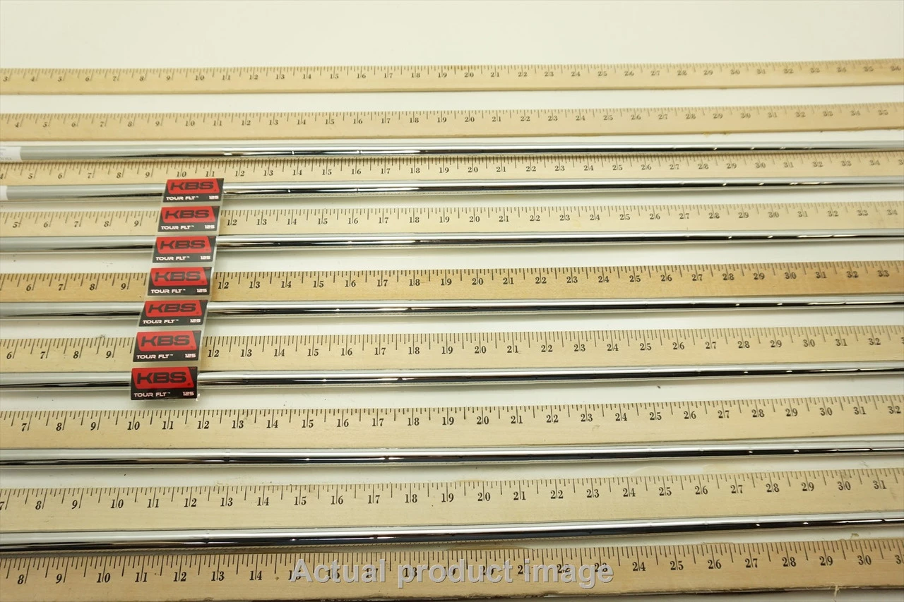 Uncut KBS FLT 125 S+ Stiff+ 4-PW Iron Shaft Set .355 37.5"-40" 727592 - Image 4