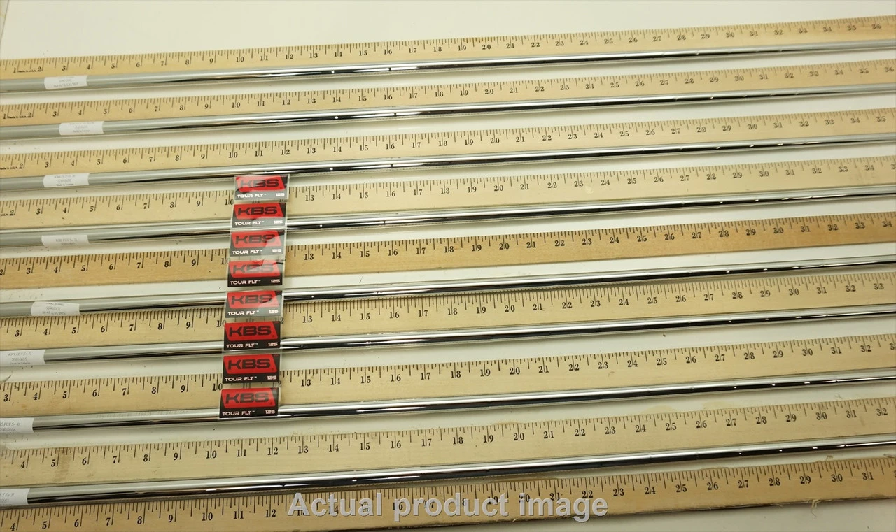 Uncut KBS FLT 125 S+ Stiff+ 3-PW Iron Shaft Set .355 37.5"-40.5" 727593 - Image 3