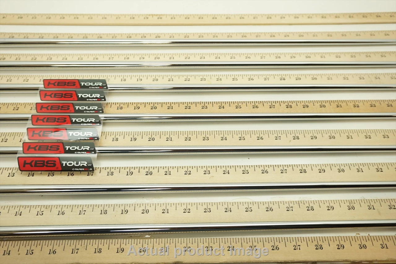 New KBS C-Taper 95 Chrome Regular 4-PW 37.5"-40" 7pc Iron Shaft Set .355 Taper - Image 3