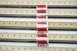 NEW KBS TOUR $-TAPER BLACK PVD 120G STIFF IRON SHAFT SET .355 4-PW 727850