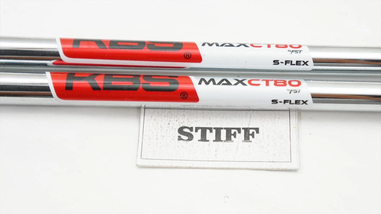 KBS Max Ct-80 80G Stiff 34.5"-36.5" 6pc Iron Shaft Set .370 910536 - Image 4