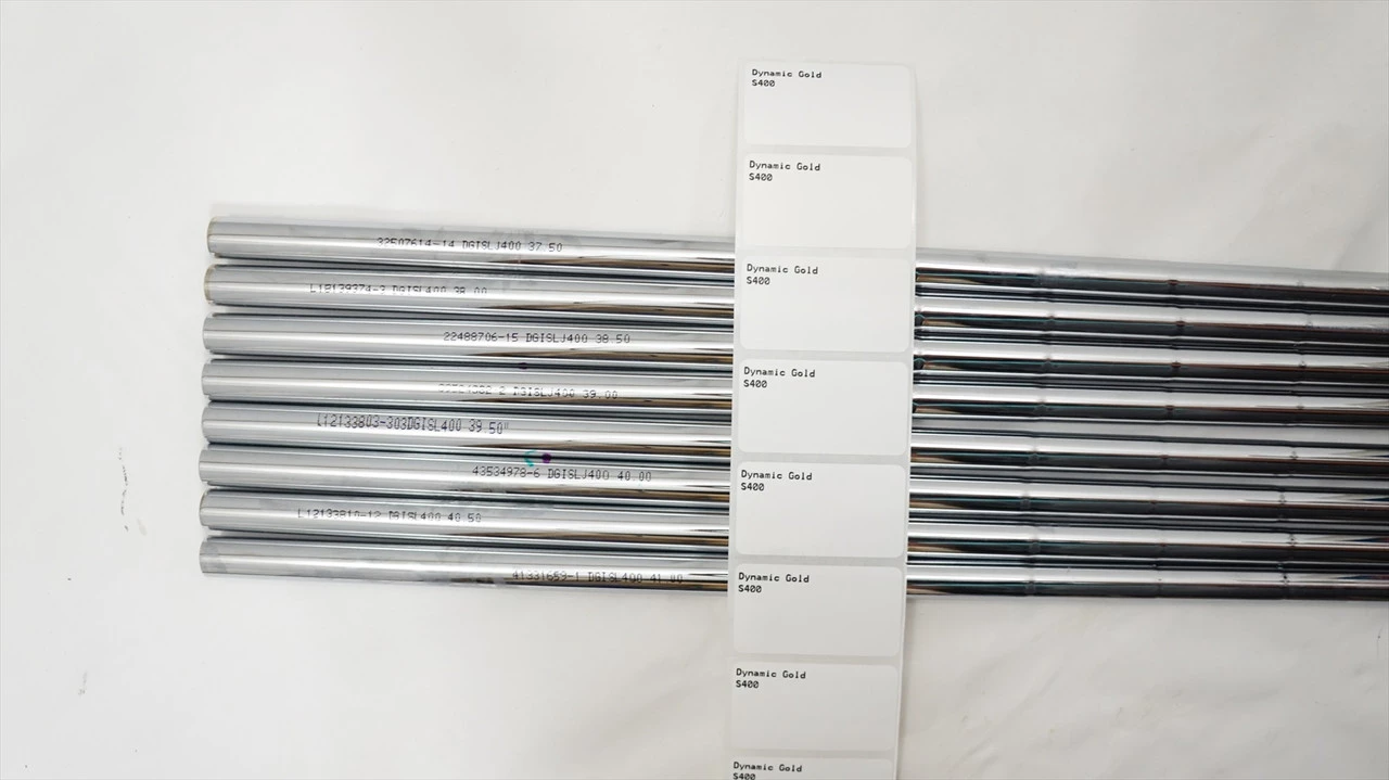 New True Temper Dynamic Gold S400 37.50"--41.00" 8pc Shaft Set .355 TT *SEE NOTE - Image 2