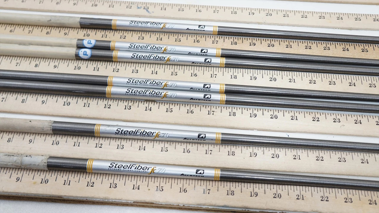 Aerotech Steelfiber Fc70 F3 Pure Regular 33.25"-35.5" Iron Shaft Set .370 948798