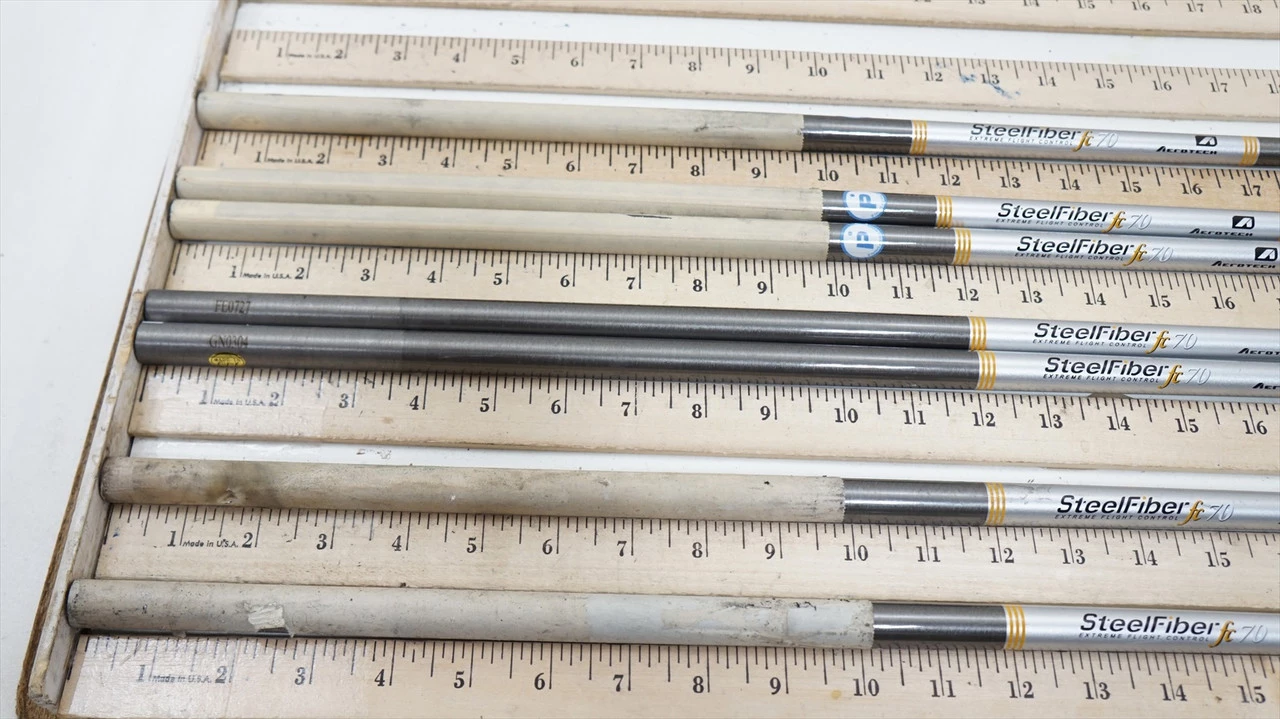 Aerotech Steelfiber Fc70 F3 Pure Regular 33.25"-35.5" Iron Shaft Set .370 948798 - Image 2