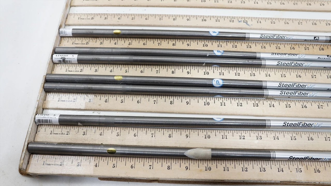 Aerotech Steelfiber I95 Pure 95G Stiff 34.25"-37" 7pc Iron Shaft Set .370 949901 - Image 2