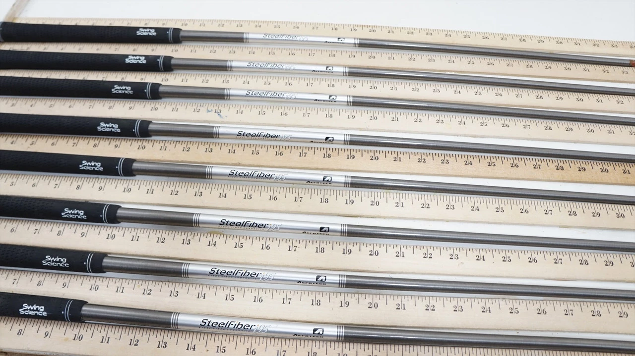 Aerotech Steelfiber I95 Stiff 34.5"37.25" 8pc Iron Shaft Set .370 953830