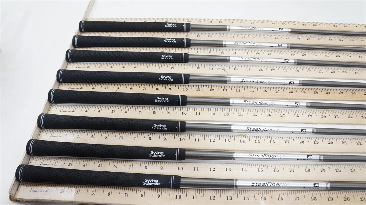 Aerotech Steelfiber I95 Stiff 34.5"37.25" 8pc Iron Shaft Set .370 953830 - Image 2