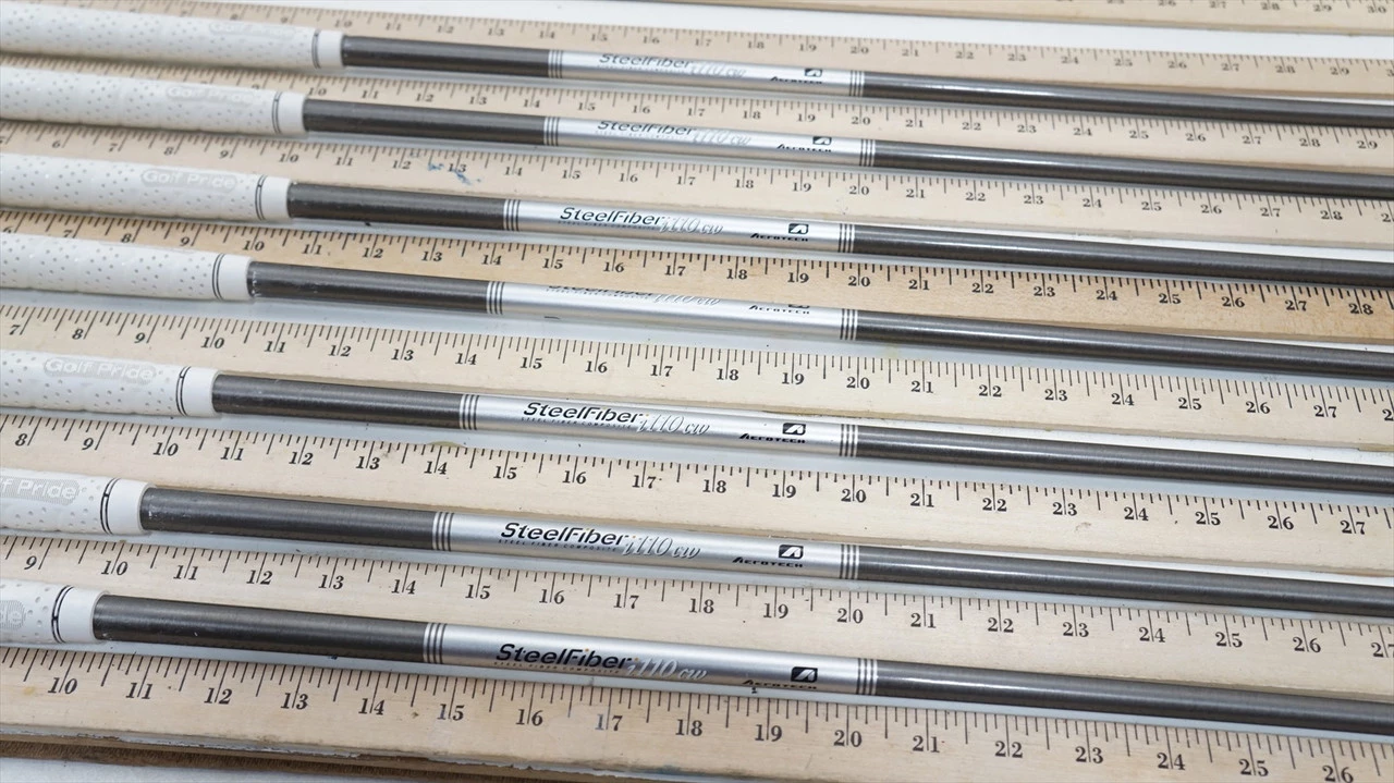 Aerotech Steelfiber I110 Cw Stiff 34.75"-37.75" 7pc Iron Shaft Set .355 955578