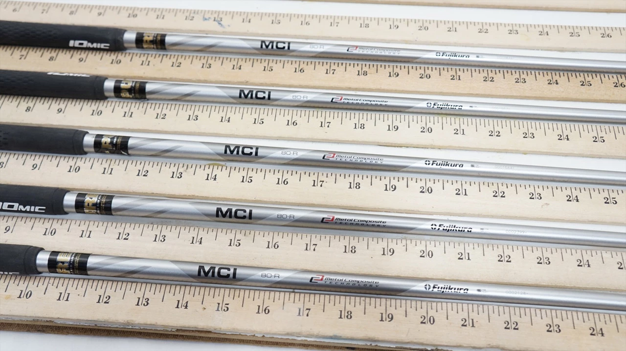 Fujikura Mci Metal Composite 80 Regular 34.5"-36.25" 5pc Iron Shaft Set 957537