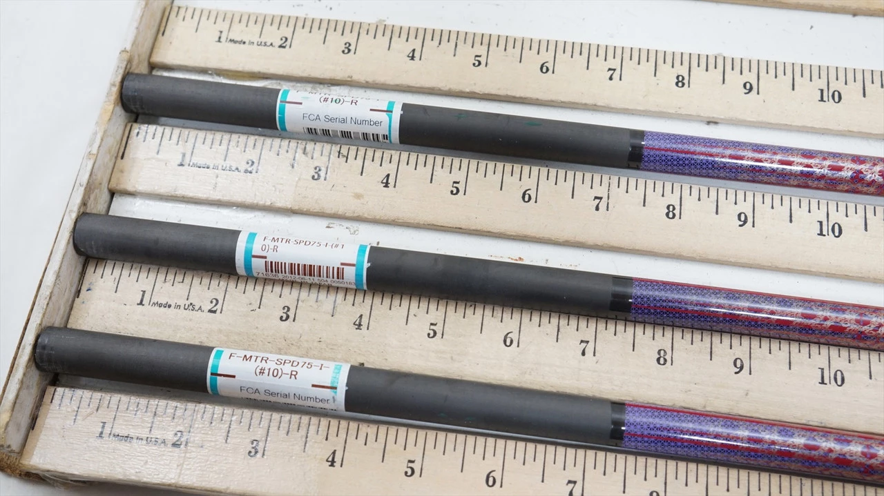 New Fujikura Motore Speeder 75 R 75g Regular 35.5" 3pc Iron Shaft Set 962874 - Image 2