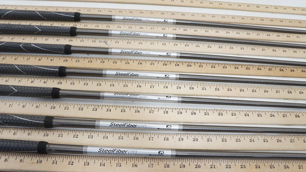Aerotech Steelfiber I80 R 80G Regular 34.75"-38" 7pc Iron Shaft Set .355T 968647