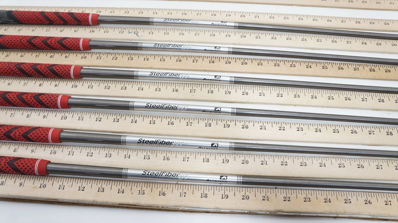 Aerotech Steelfiber I95 Regular 34.5"-37.25" 6pc Iron Shaft Set .355T 977592