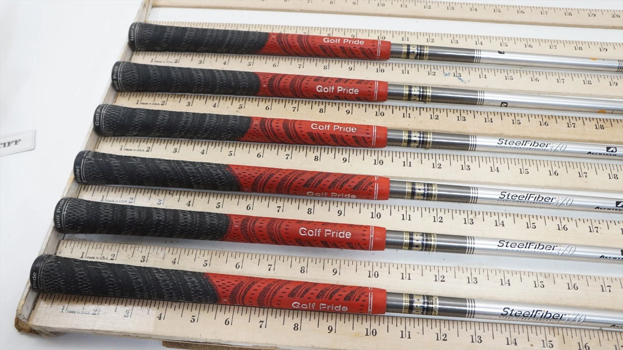 Aerotech Steelfiber I70 S 70g Stiff 34.75"-36.75" 6pc Iron Shaft Set .370 977593 - Image 2