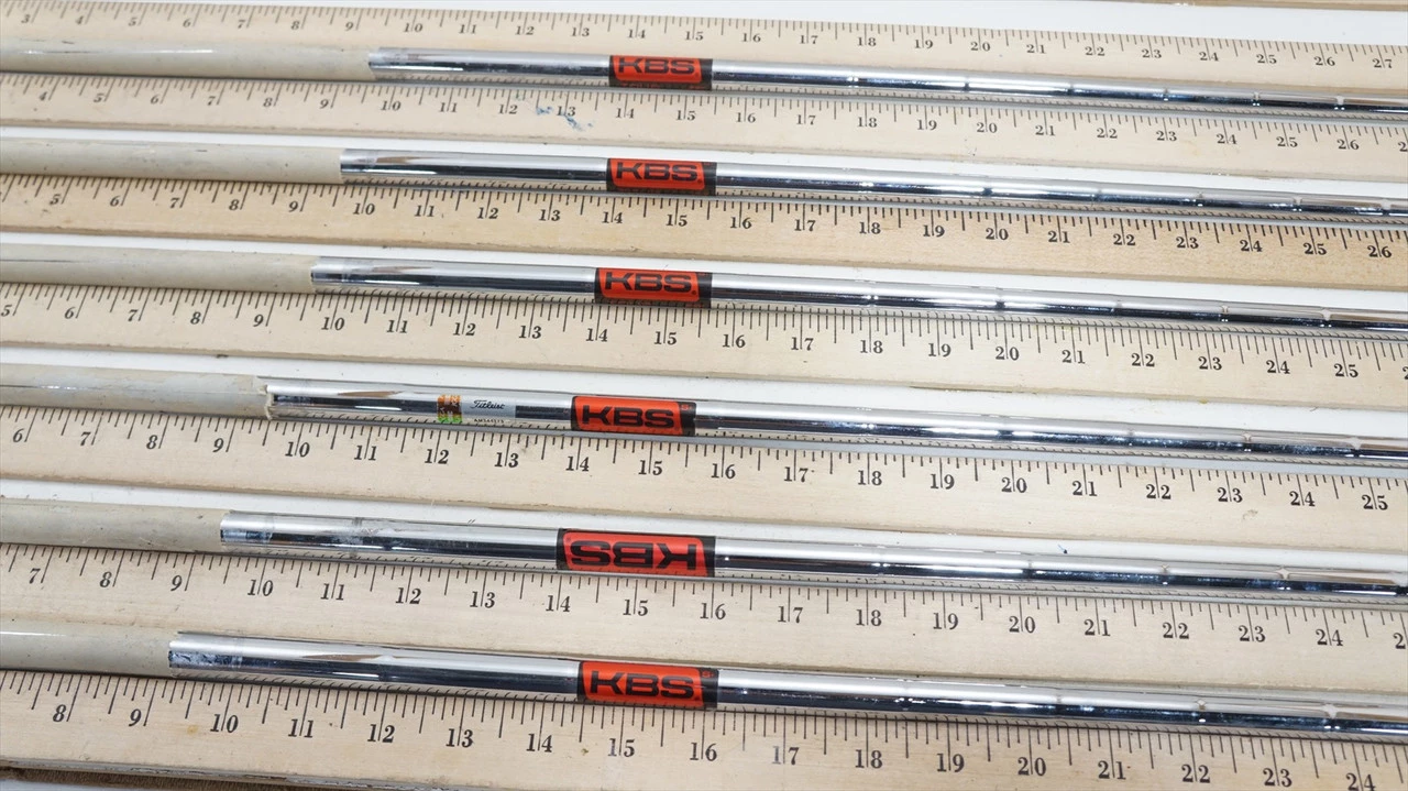 Kbs Tour 120 S G Stiff 35.25"-38" 6pc Iron Shaft Set .355 Taper 980992