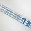 (3) LA Golf Tour AXS Blue 105i STIFF 3pc Wedge Shaft Set 34.5" .370//.355