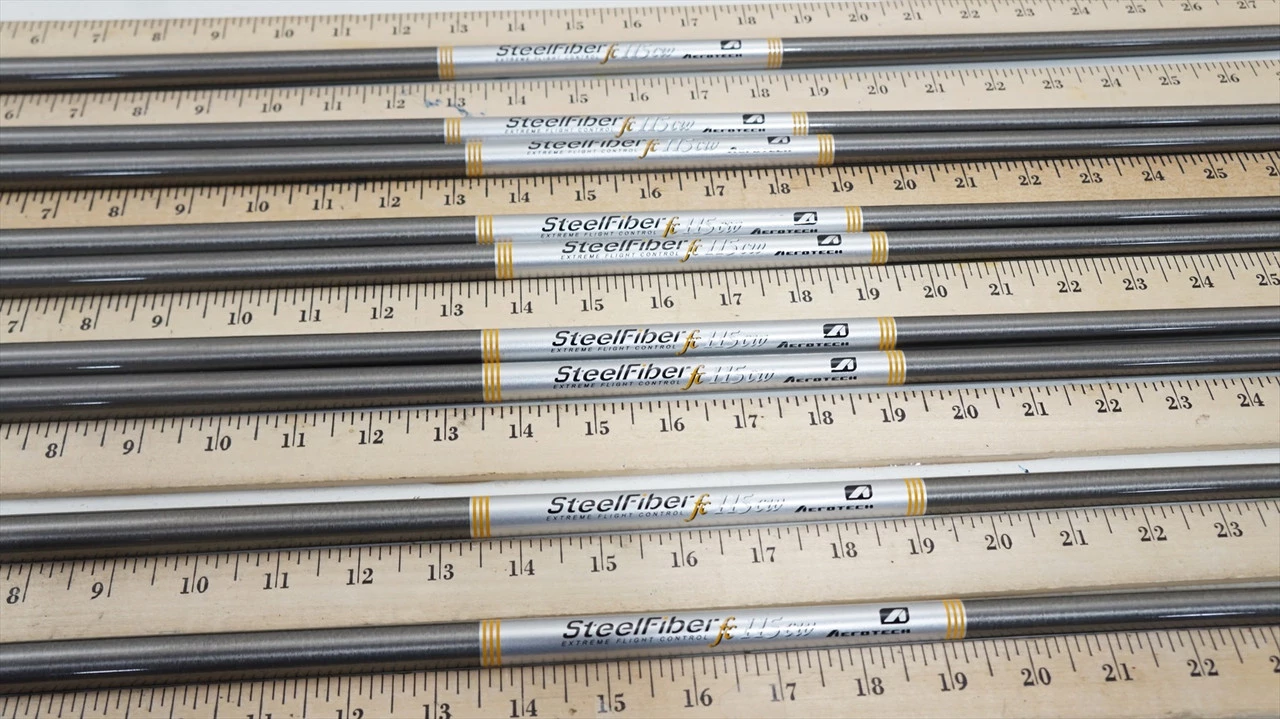 Aerotech Steelfiber Fc115 F4 Stiff 33.25"-36" 9pc Iron Shaft Set .355T 1004309
