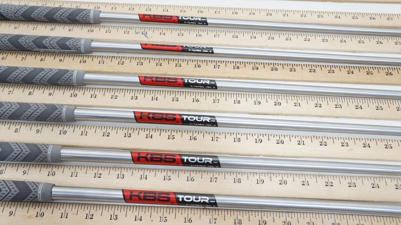 Kbs C-Taper 130 X 130G X-STIFF 35"-38.25" 6pc Iron Shaft Set .355T 1004569