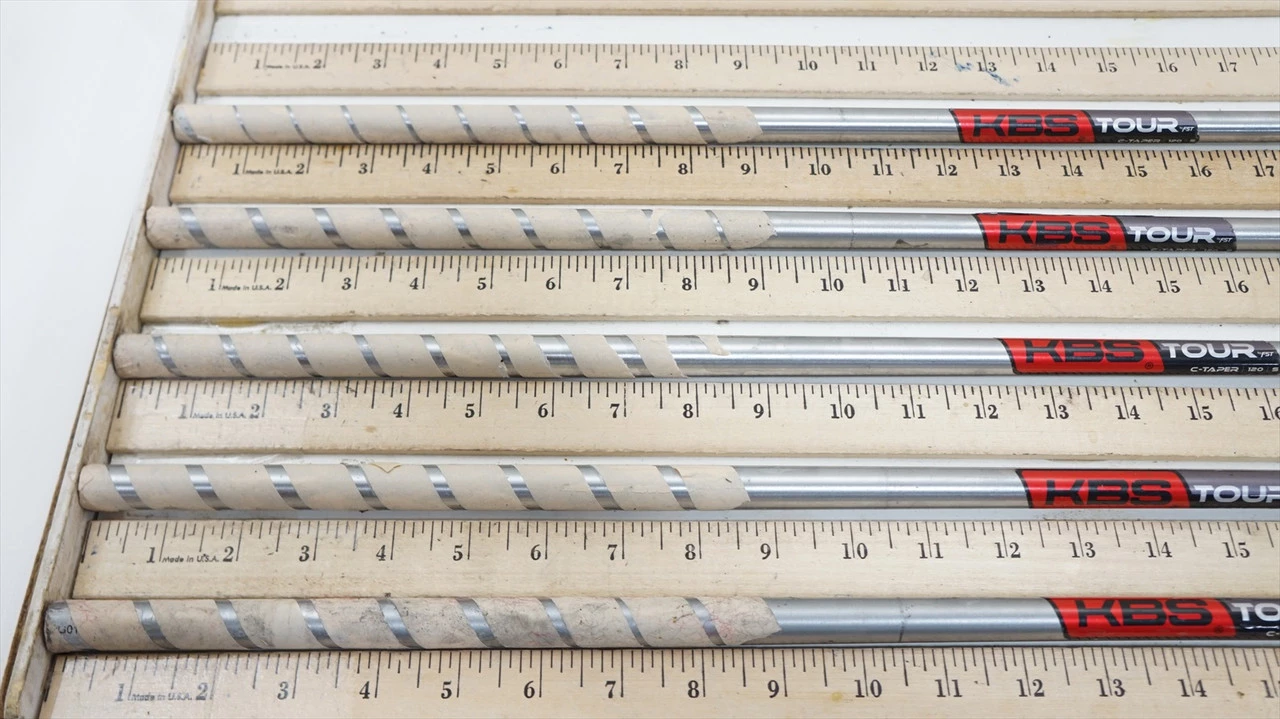 Kbs C-Taper 120 S 120G Stiff 34.25"-36.5" 5pc Iron Shaft Set .355T 1004570 - Image 2
