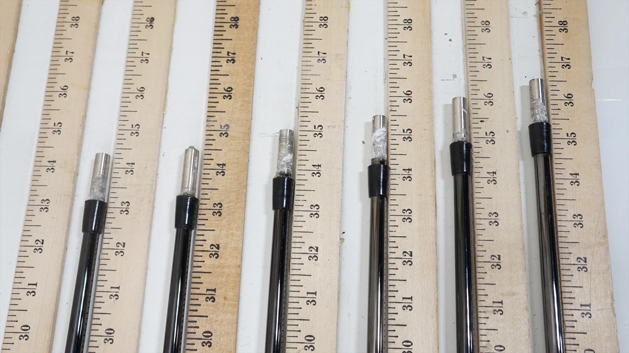 Kbs S-Taper 125 125G Stiff 34.25"-36.5" 6pc Iron Shaft Set .355T 1006325 - Image 3