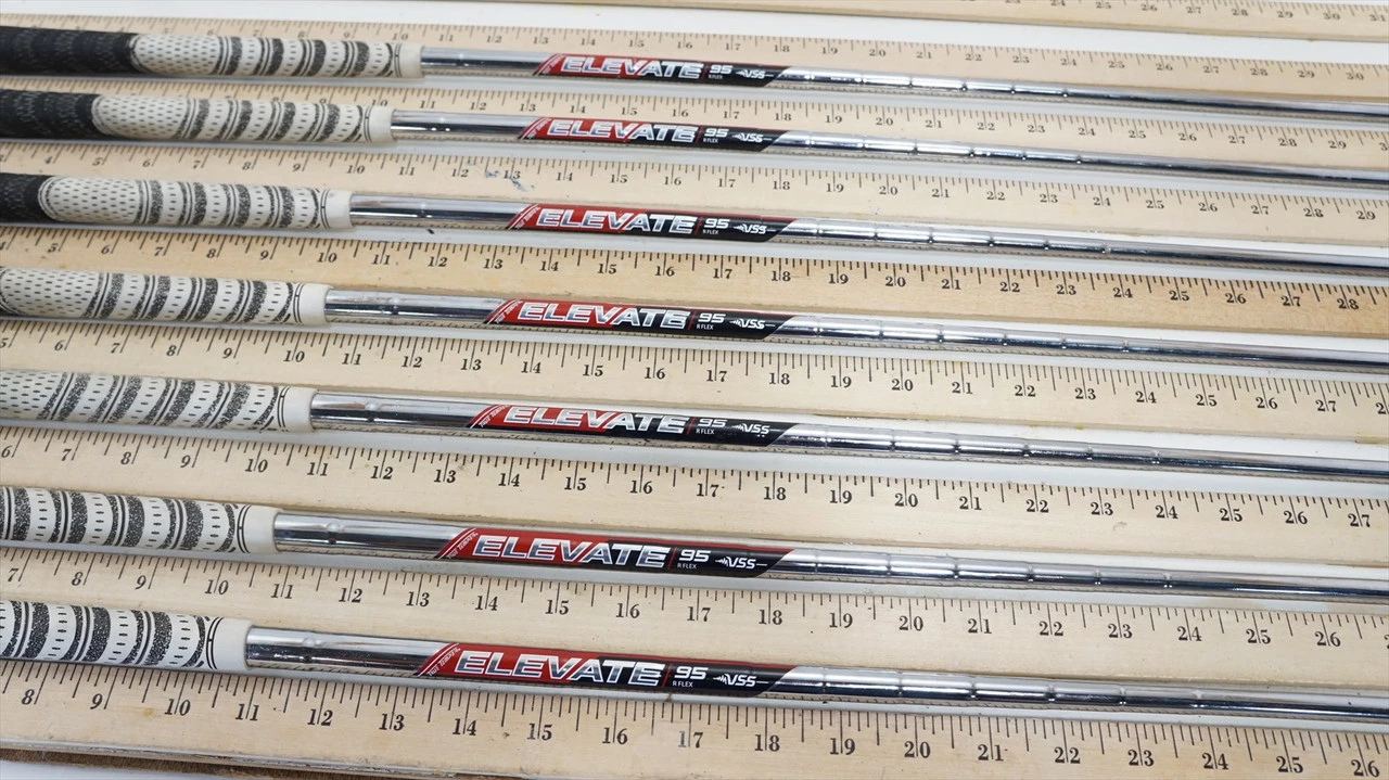 True Temper Elevate 95 R 95G Regular 34.5"-37.5" 7pc Iron Shaft Set .370 1006362