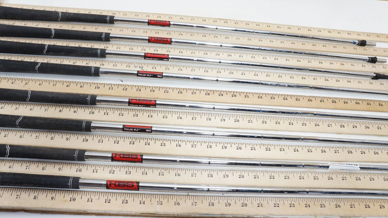Kbs Tour Flt 120 120G Stiff 34.25"-37.5" 8pc Iron Shaft Set .355T 1006482