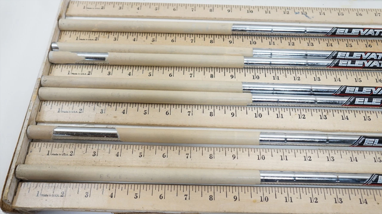 True Temper Elevate Tour S Stiff 34.75"-38" 7pc Iron Shaft Set .355T 019341 - Image 2