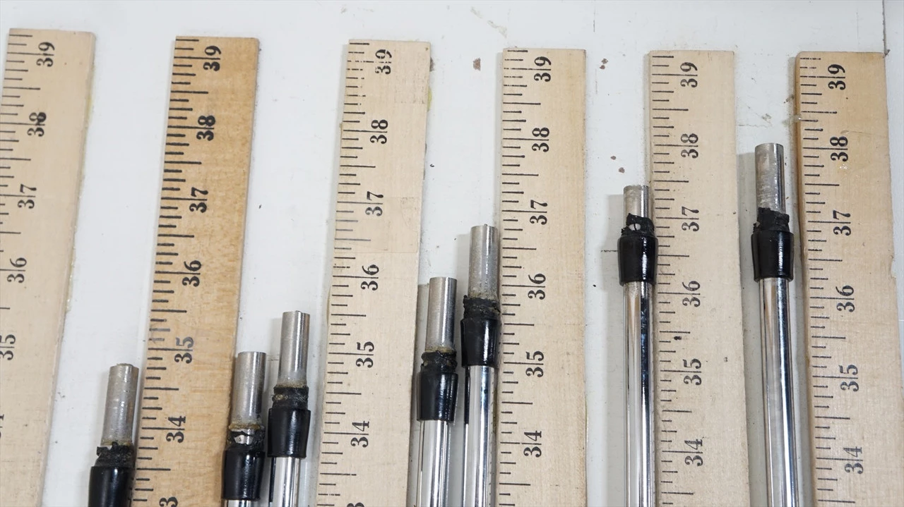 True Temper Elevate Tour S Stiff 34.75"-38" 7pc Iron Shaft Set .355T 019341 - Image 3