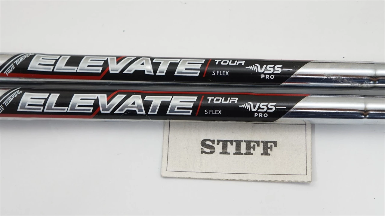 True Temper Elevate Tour S Stiff 34.75"-38" 7pc Iron Shaft Set .355T 019341 - Image 4
