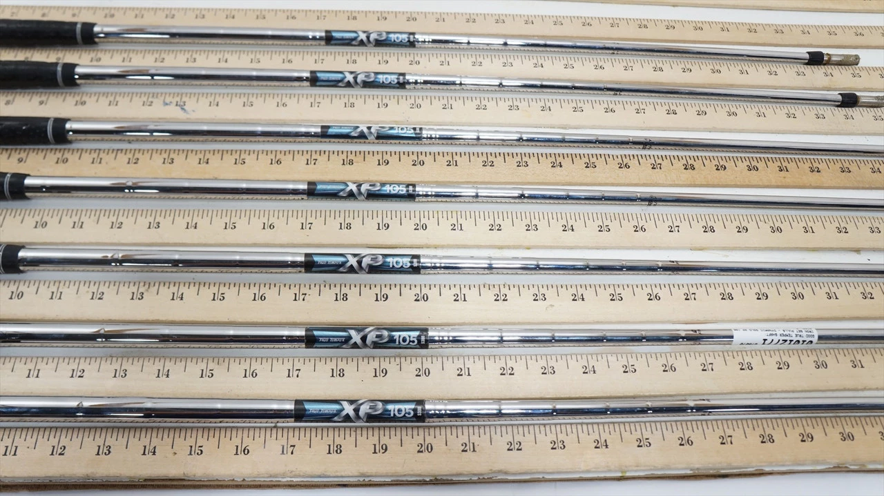 True Temper Dynamic Gold Xp 105 S300 35.25"-38.25" 7pc Iron Shaft Set 1012771