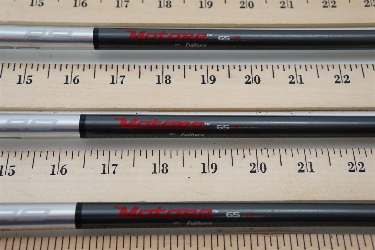 Taylormade R9 Motore 65G Regular Iron Shaft Set .370 34.75"-36" 5Pc 707245 - Image 2