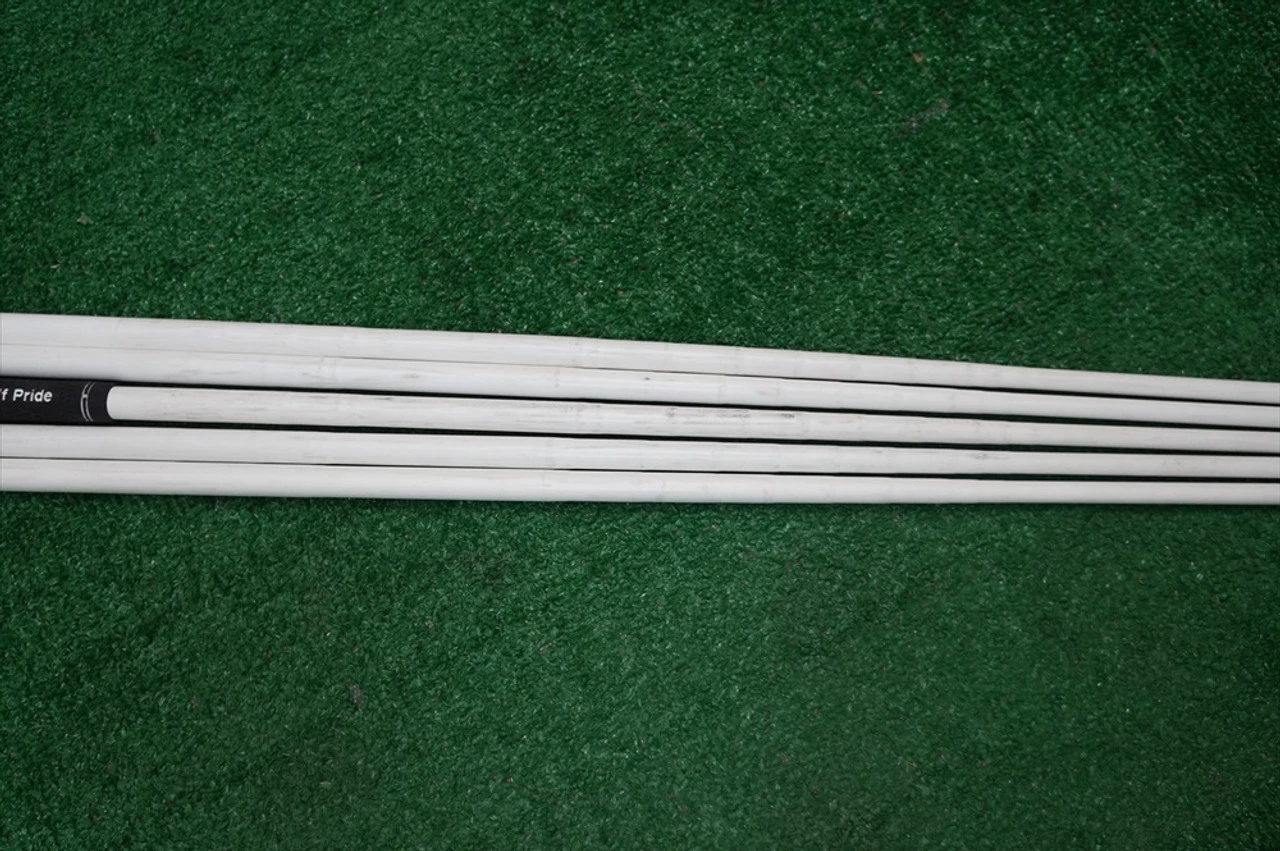 True Temper Xp 95 S300 Stiff Steel Iron Shafts Pulls 7-Pw Gw .355 Painted White