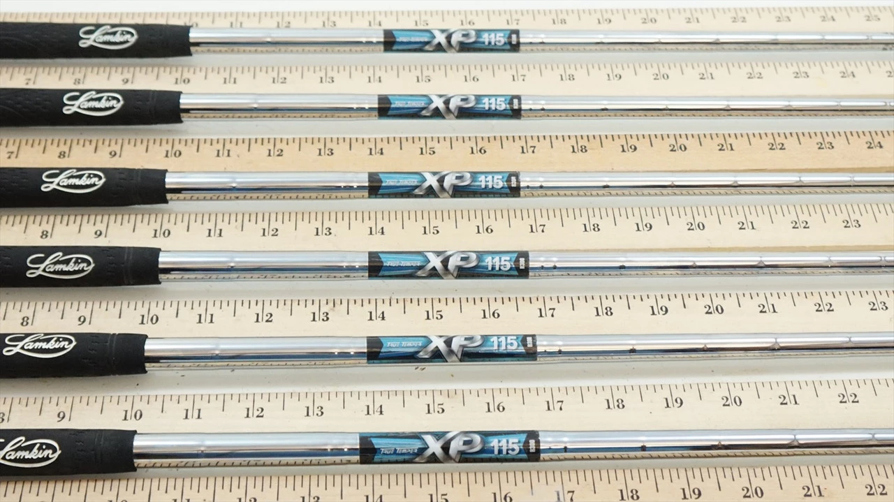 True Temper Sp 115 R300 Regular Iron Shaft Set Pulls .355T 35"-37" 6Pcs 767647