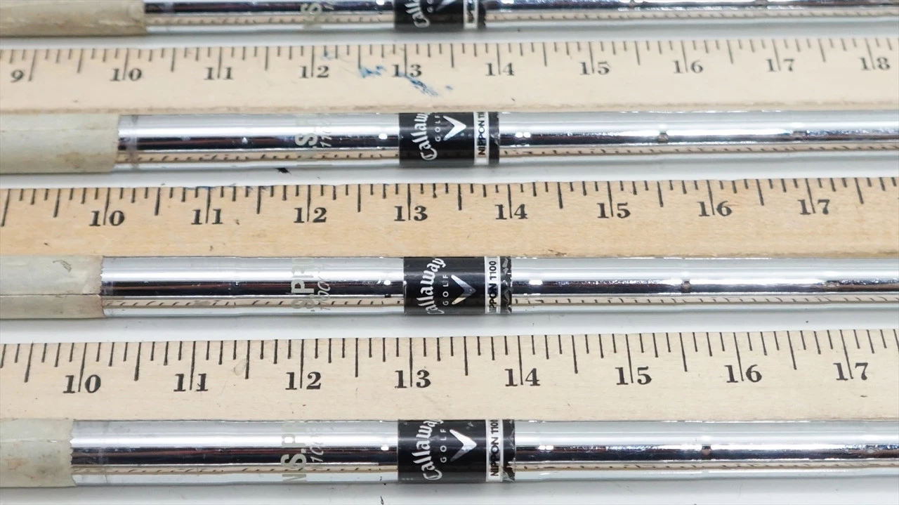Nippon N.S.Pro 1100Gh Uniflex Uniflex Iron Shaft Set .370 820724 - Image 2