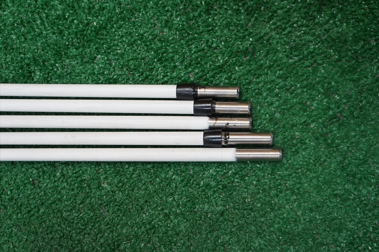 True Temper Xp 95 S300 Stiff Steel Iron Shafts Pulls 7-Pw Gw .355 Painted White - Image 3